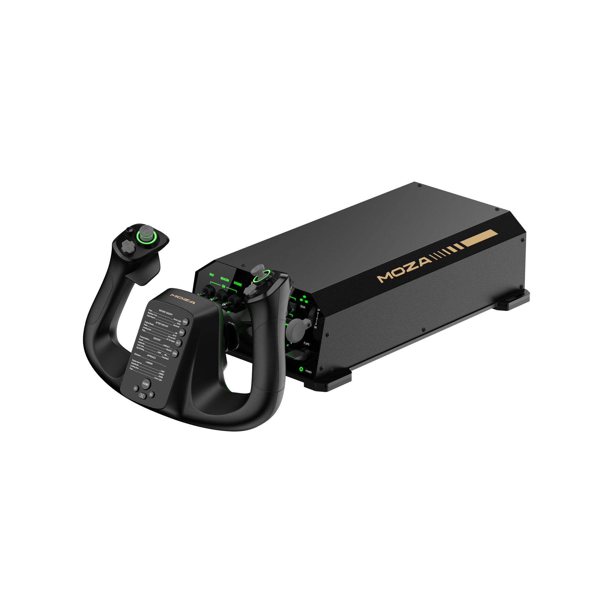 MOZA AY210 Force Feedback Yoke Bundle