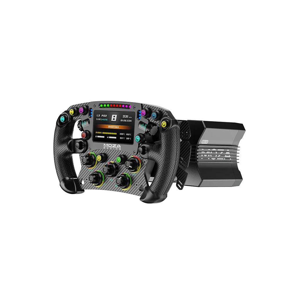 MOZA R12 V2 + FSR2 Bundle – 12Nm DD Base & Formula Wheel – MOZA